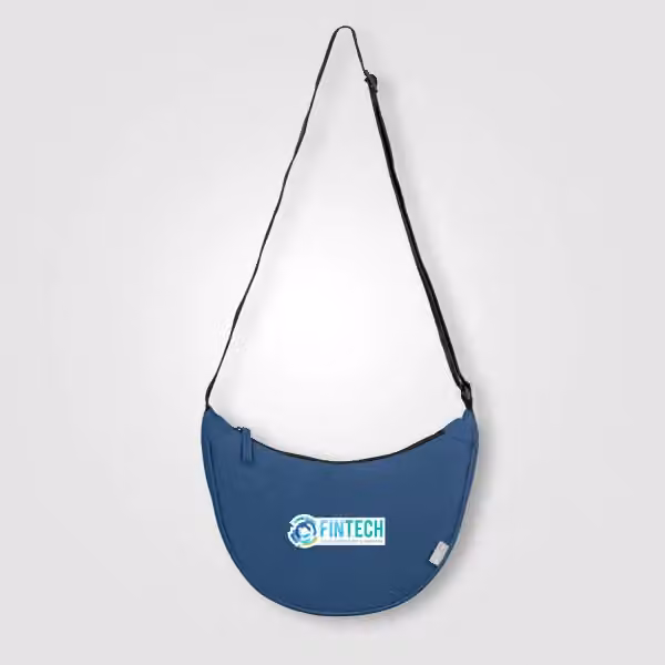 Lucca – Verstellbare Umhängetasche aus rPET-Nylon - 4.5L