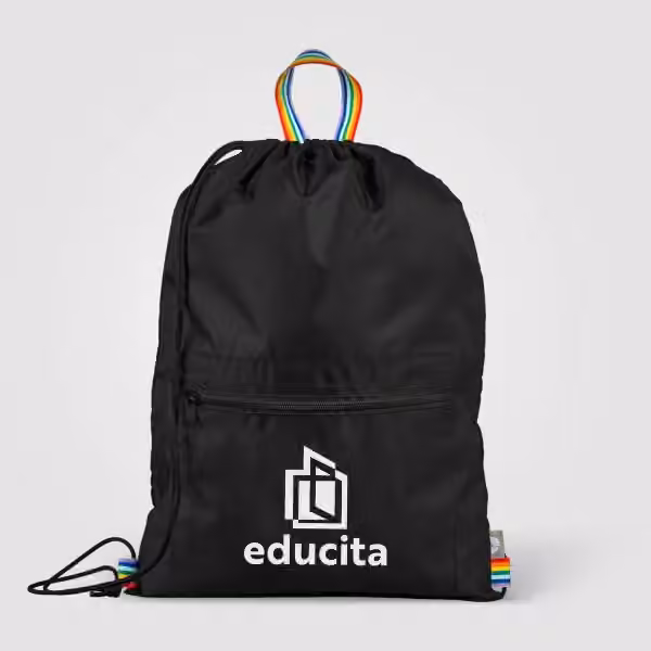 Spectrum Rucksack & Tragetasche aus recyceltem Polyester mit Kordelzug - 8 L