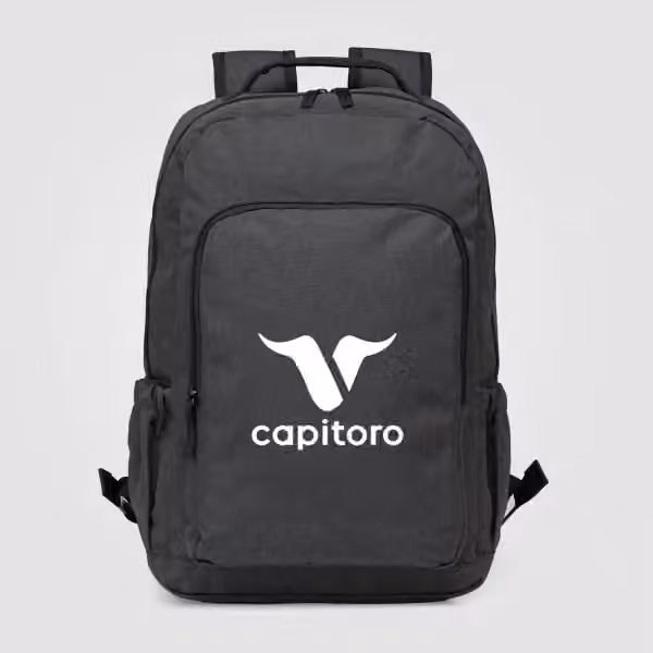 Stride Laptop-Rucksack mit zwei Fächern aus rPET - 18L