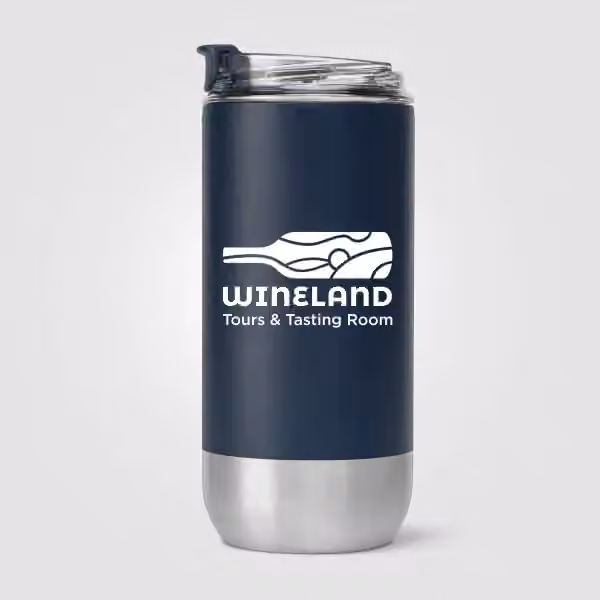 Glacier Recycling-Edelstahlbecher - Doppelwandig - 475 ml