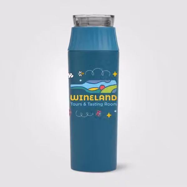 Majesty Recycling-Edelstahlflasche mit wasserdichtem Verschluss - 590 ml