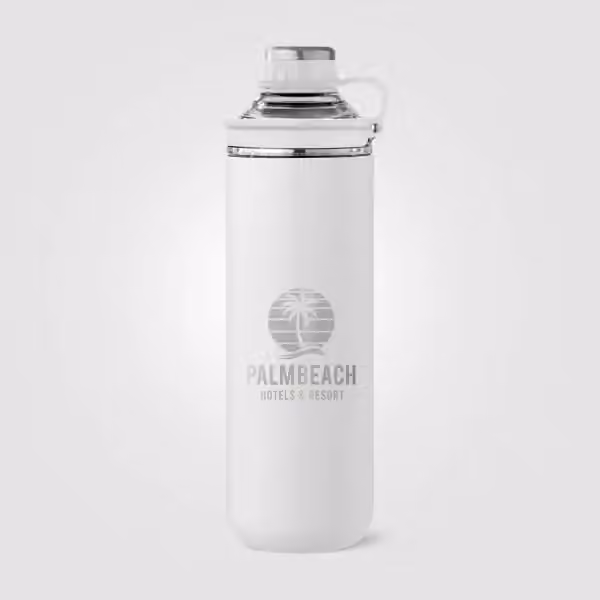 Oasis Recycling-Edelstahlflasche mit Verschluss-Griff - 680 ml