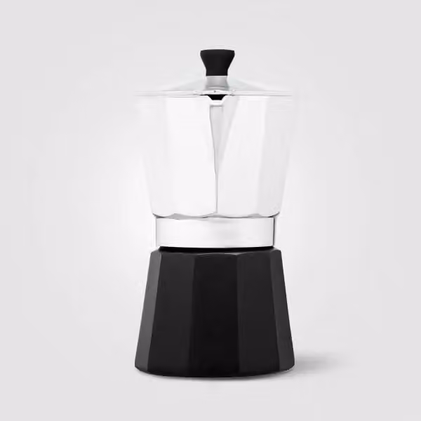 Grosche® Milano Espressokocher für den Herd aus Aluminium - 6 Tassen / 270 ml