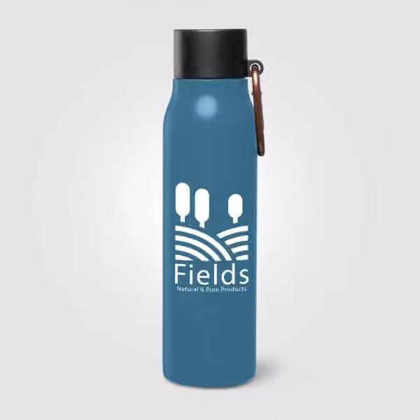 Strata Thermos-Trinkflasche mit Karabiner aus recyceltem Edelstahl - 550 ml