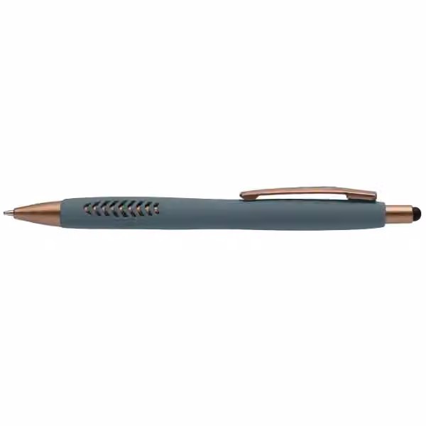Avalon Stone Finish Kugelschreiber - m/Stylus in Stahlblau