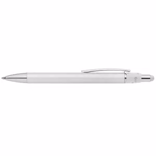 Orbit Spinner Chrome Metall Kugelschreiber - m/Stylus in Weiss