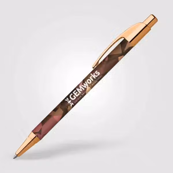 Lebeau Exklusiver Metallic Kugelschreiber in Rose Gold