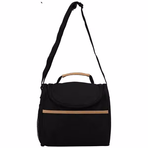 Lund – 600D rPET Kühltasche in Schwarz
