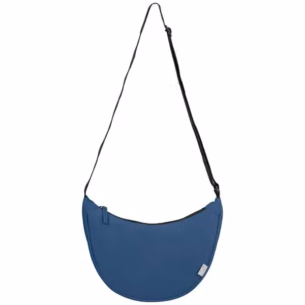 Lucca – Verstellbare Umhängetasche aus rPET-Nylon - 4.5L in Marineblau