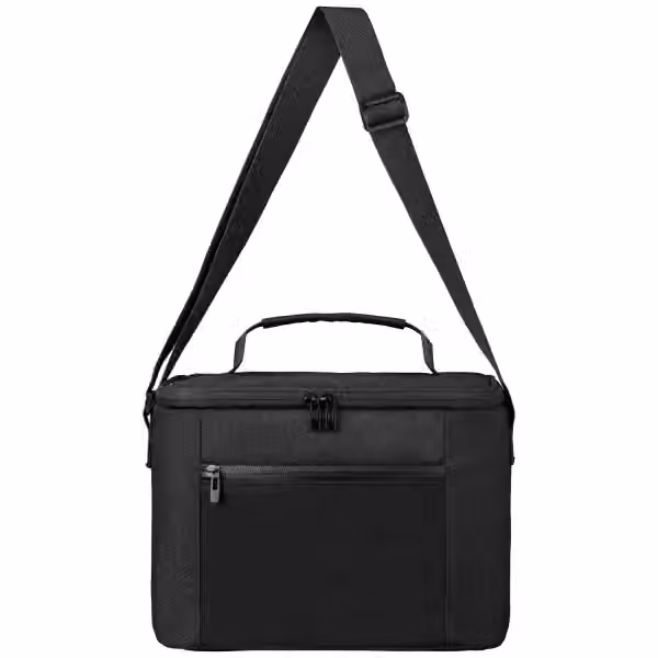 City Pack Isolier-Kühltasche mit Reissverschluss aus rPET - 10L in Schwarz
