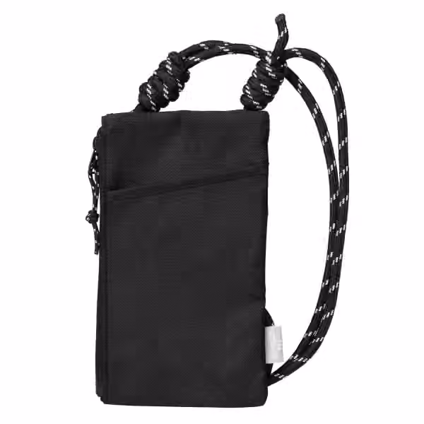 Grove Umhängetasche mit mehreren Fächern aus rPET - 120 ml in Schwarz