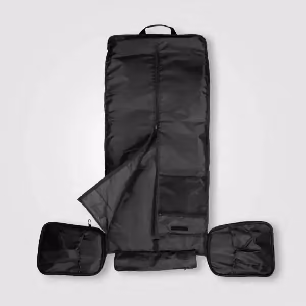 City Pack Reisetasche aus recycelten Textilien - 49L in Schwarz