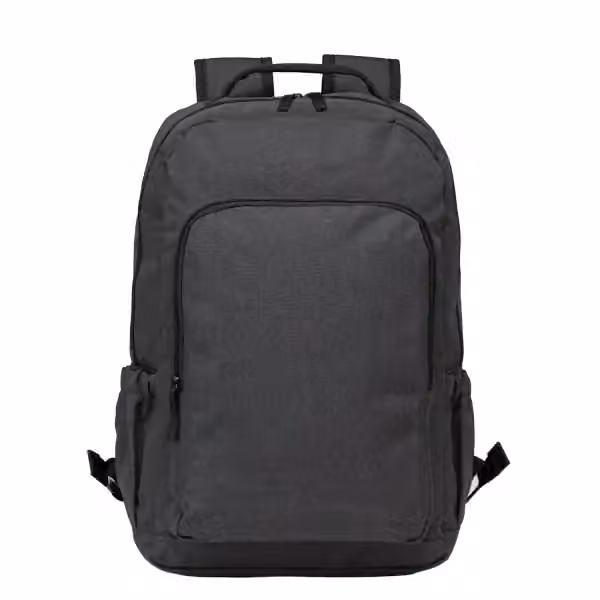 Stride Laptop-Rucksack mit zwei Fächern aus rPET - 18L in Dunkelgrau