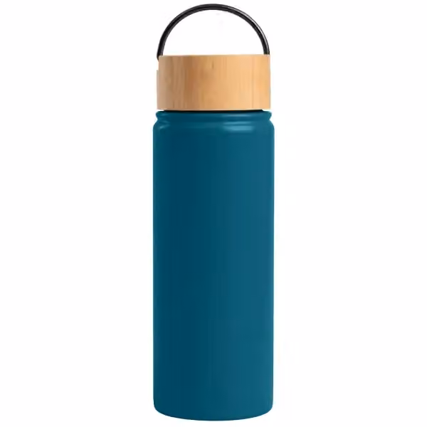 Reborn - 530 ml Edelstahlflasche - Doppelwandig in Blaugrün