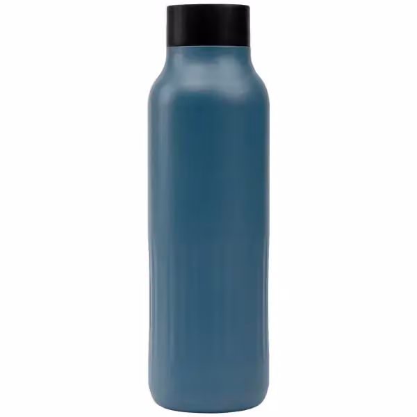 Majesty Recycling-Edelstahlflasche - 590 ml in Stahlblau