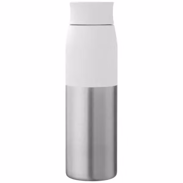 Borealis Recycling-Edelstahlflasche mit Drehverschluss - 650 ml