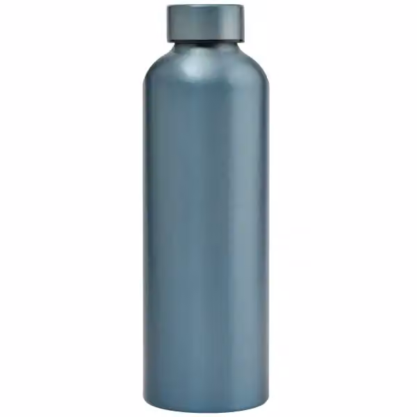 Astrid Trinkflasche Metallic aus recyceltem Edelstahl - 710 ml in Stahlblau