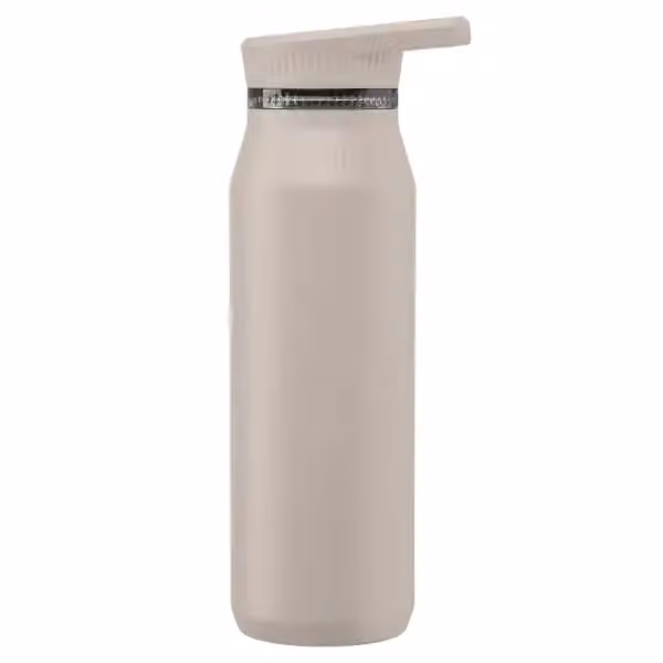 Majesty Edelstahl-Trinkflasche mit Doppelverschluss und Tragegriff - 750 ml in Düne