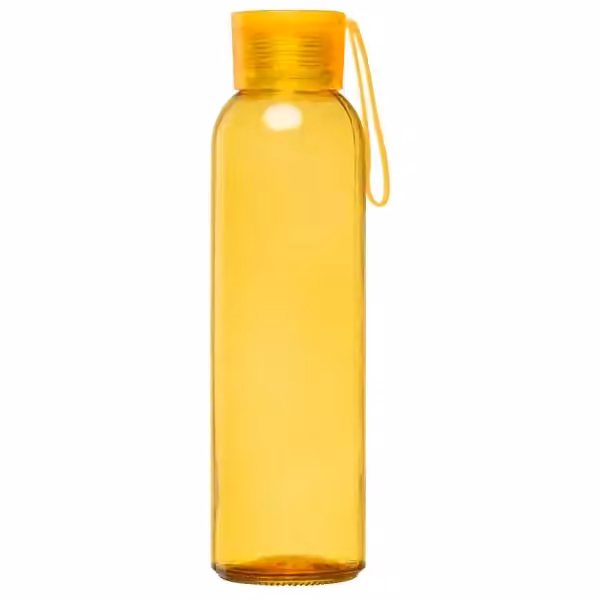 Solstra Essentials Glasflasche mit Silikonband - 500 ml